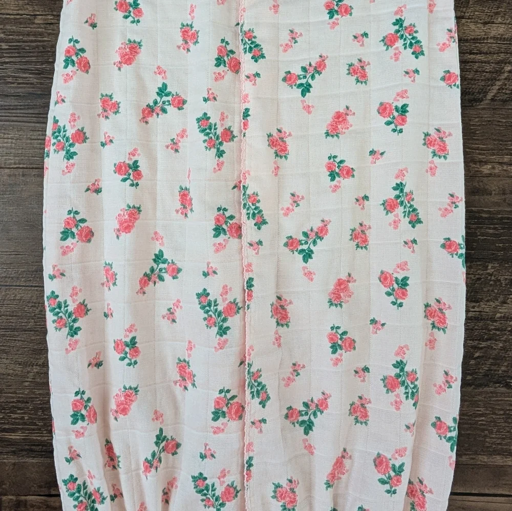 NWT Mud Pie Pink Floral Gown